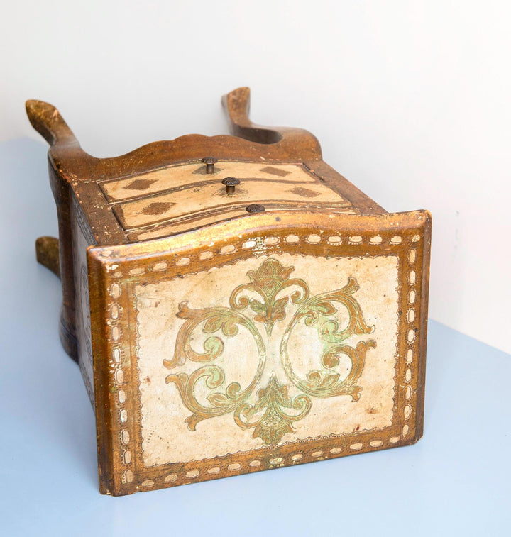 Italian Florentine Cabinet with Three Drawers – 1960s