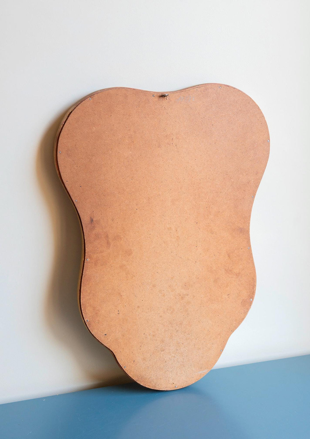 Vintage French Scalloped Gold Wall Mirror