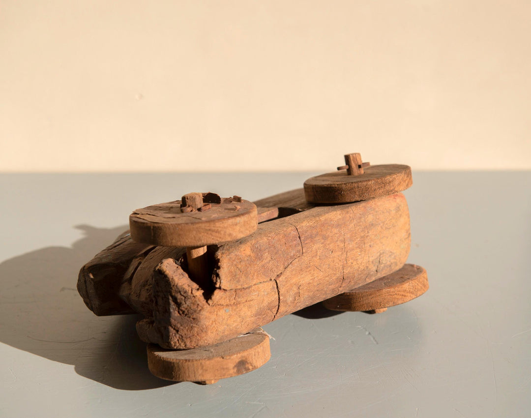 Antique Indian Nandi Bull on Wheels