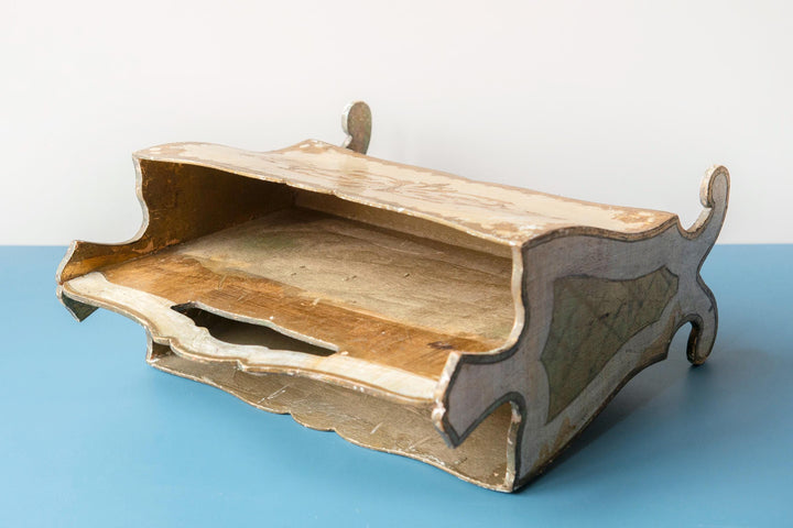 Vintage Florentine Magazine Rack