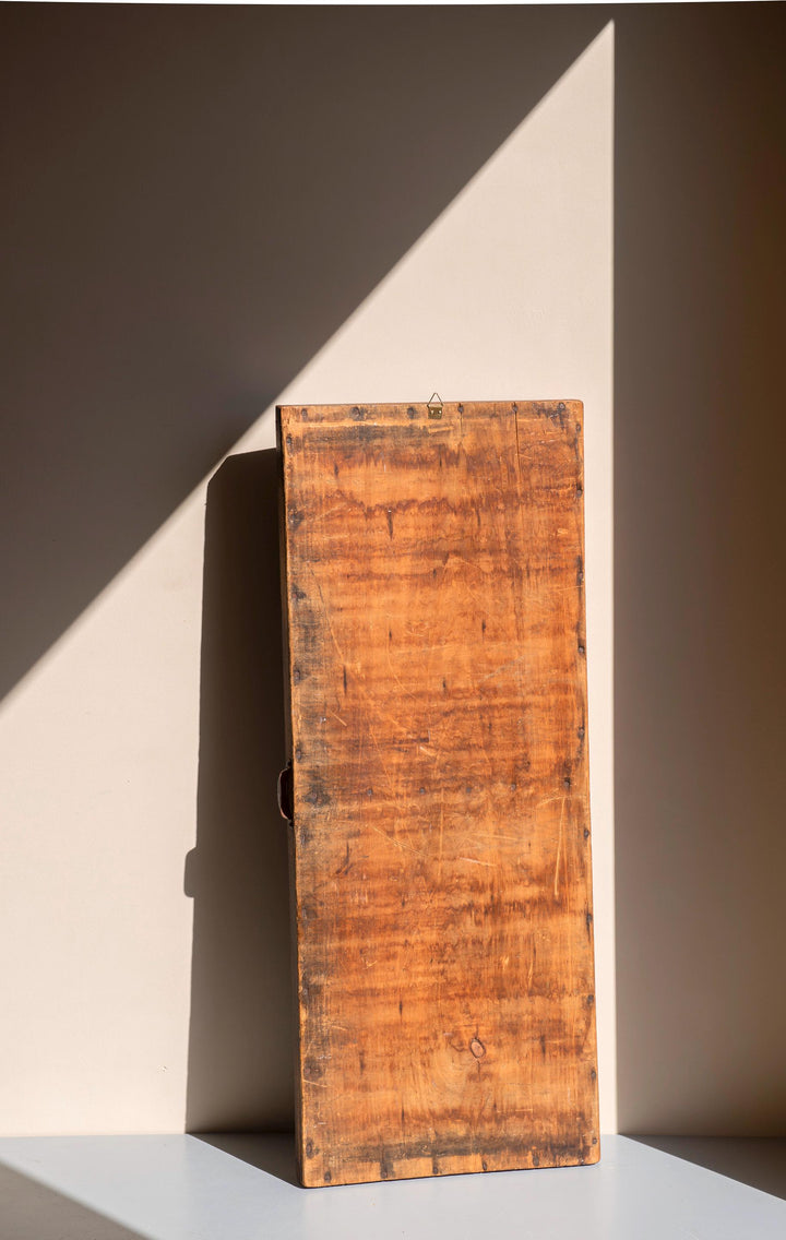 Antique Wooden Printer’s Tray - Oak Letterpress Shadow Box