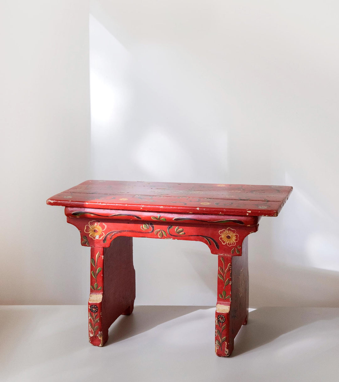 Antique Dutch Folk Art Stool – 19th Century