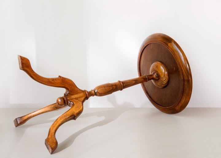Antique Mahogany Wine Table - Georgian Tripod Table