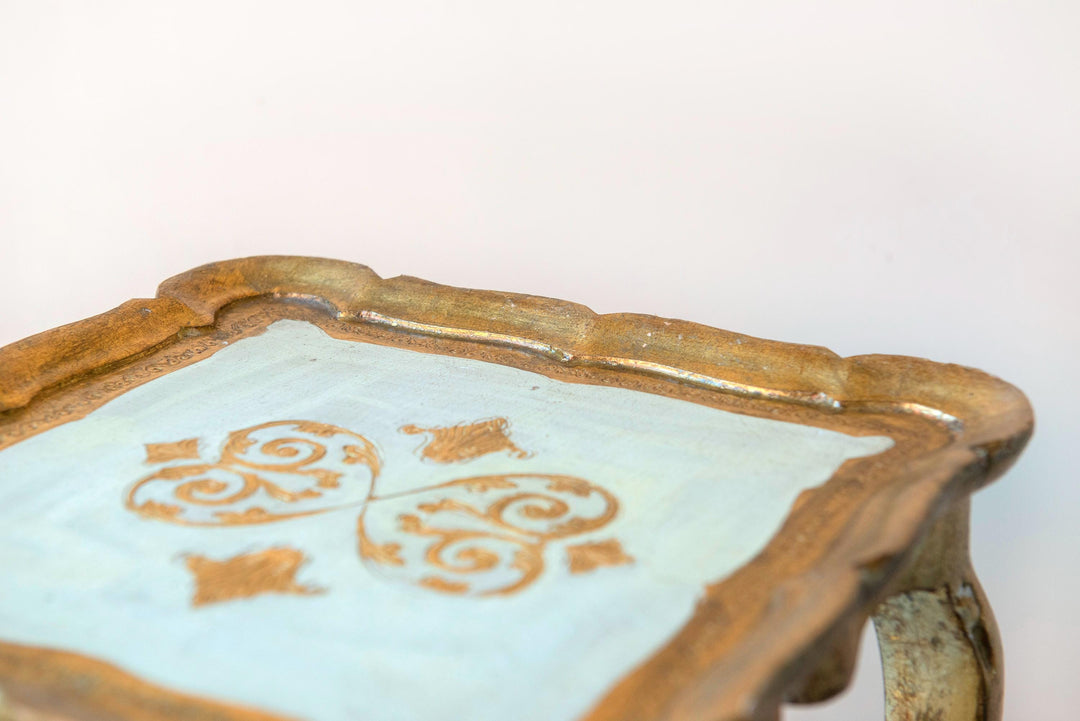 Vintage Florentine Giltwood Side Table - Plant Stand, 1960s