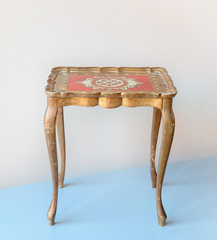 Florentine Giltwood Side Table, 1960s