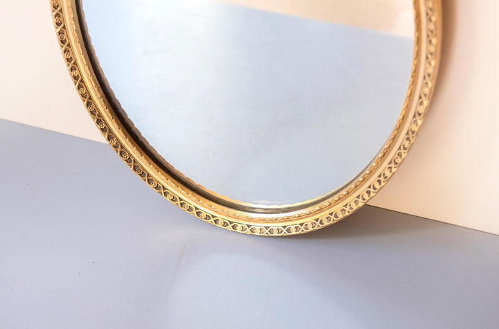 Dutch Louis XVI Style Ornate Wall Mirror, 1960s