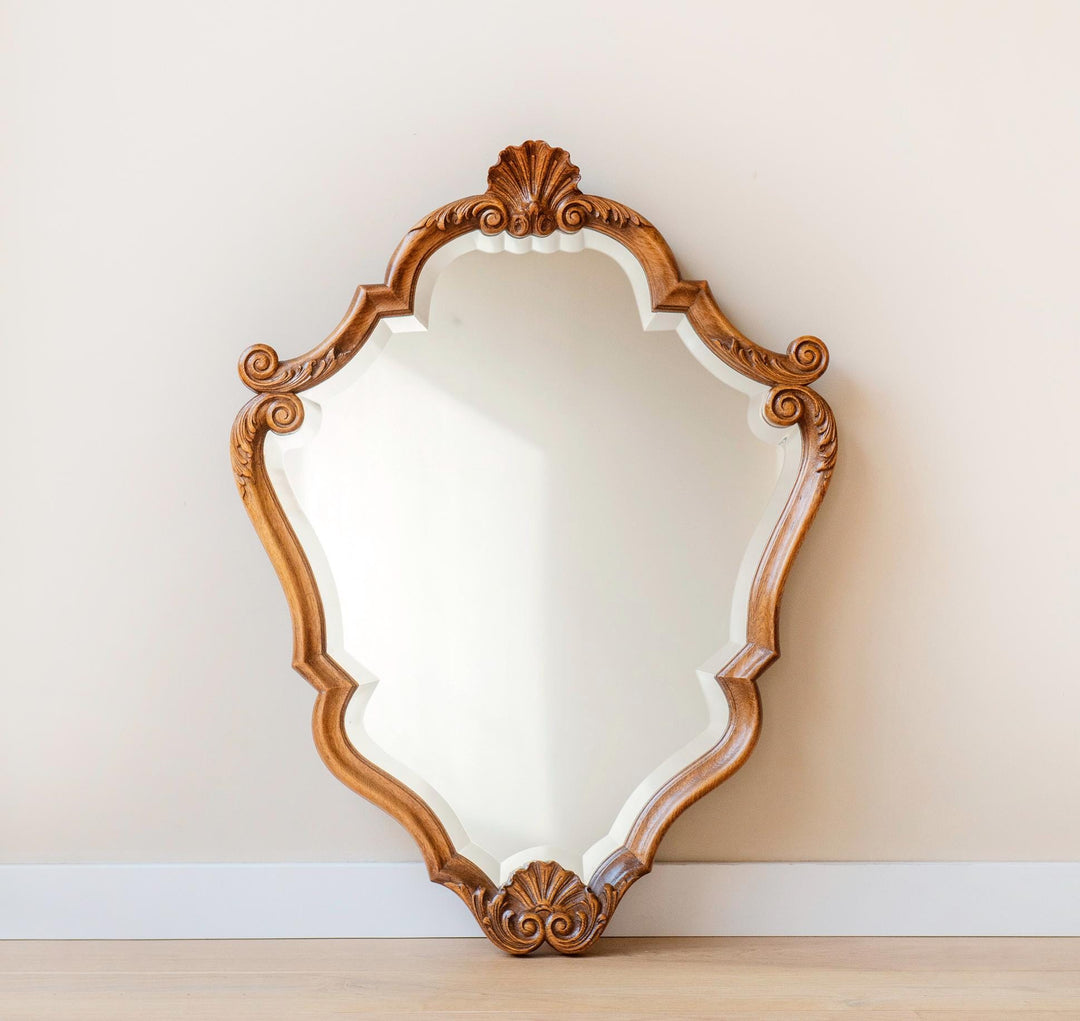 Antique Ornate Wall Mirror - Rococo Louis XV Style