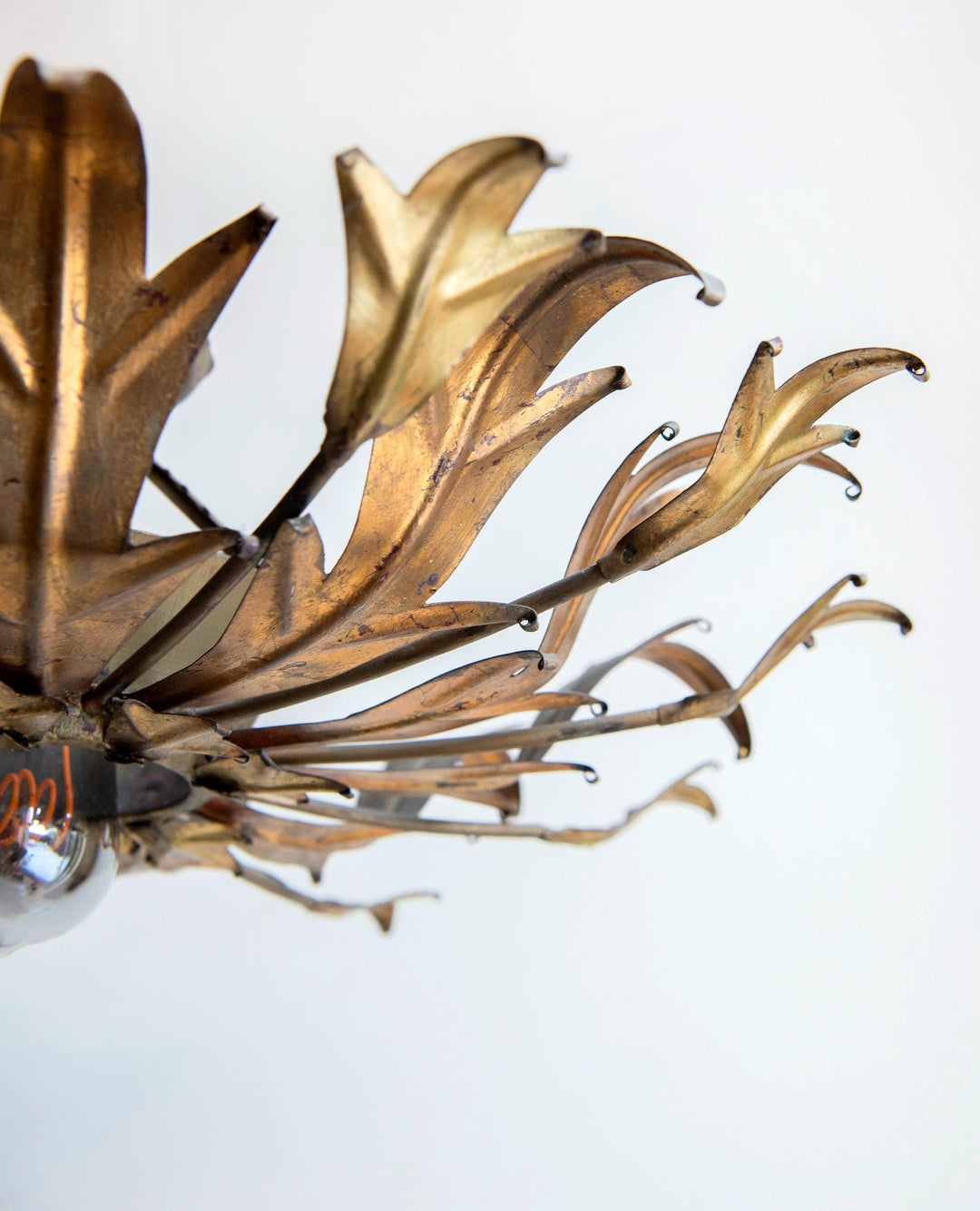 Italian Sunburst Ceiling Lamp, 1960s