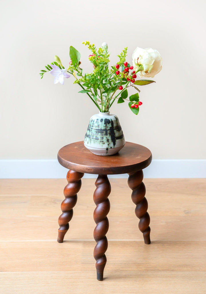 Vintage French Barley Twist Stool