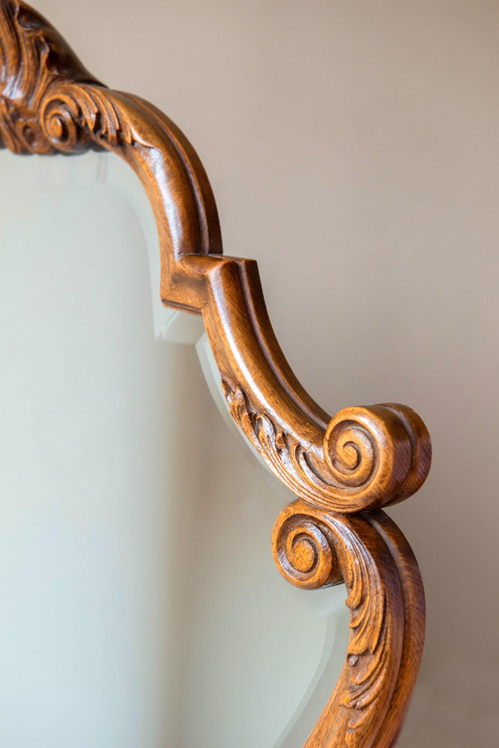 Antique Ornate Wall Mirror - Rococo Louis XV Style
