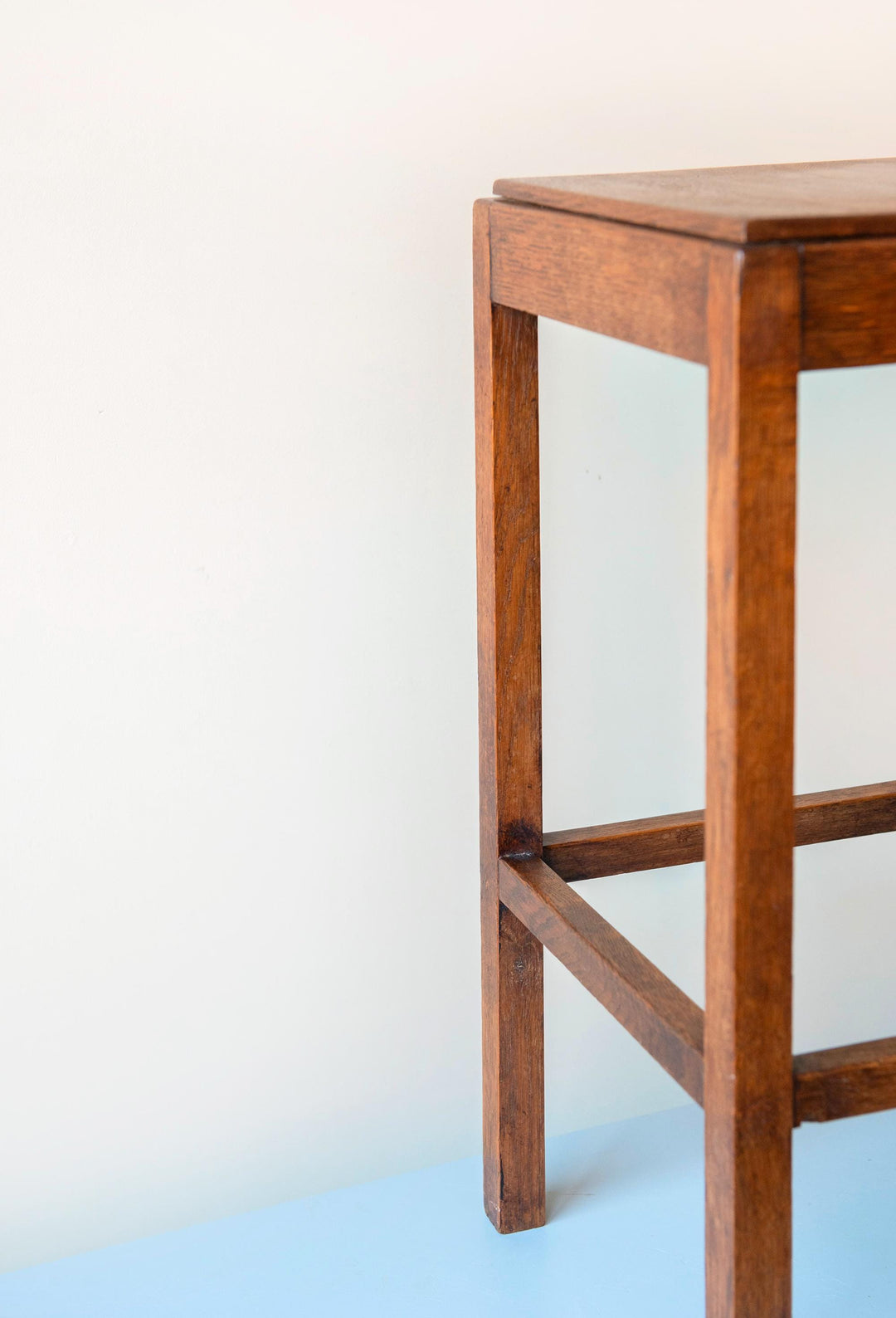 Art Deco Side Table - Dutch Oak Accent Table