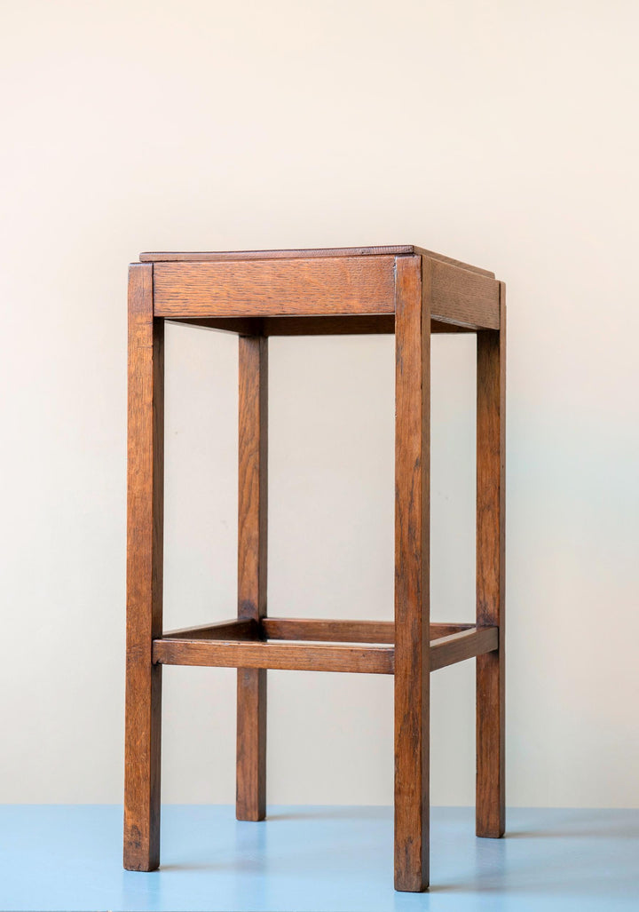 Art Deco Side Table - Dutch Oak Accent Table