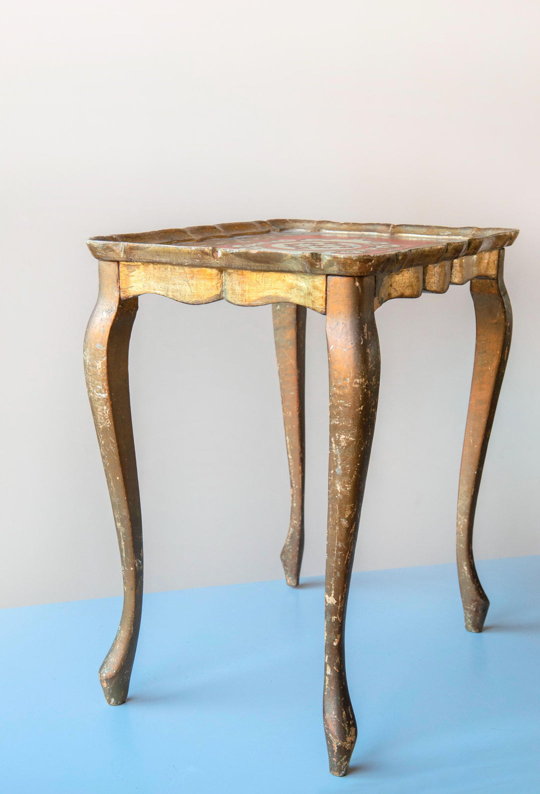 Florentine Giltwood Side Table, 1960s