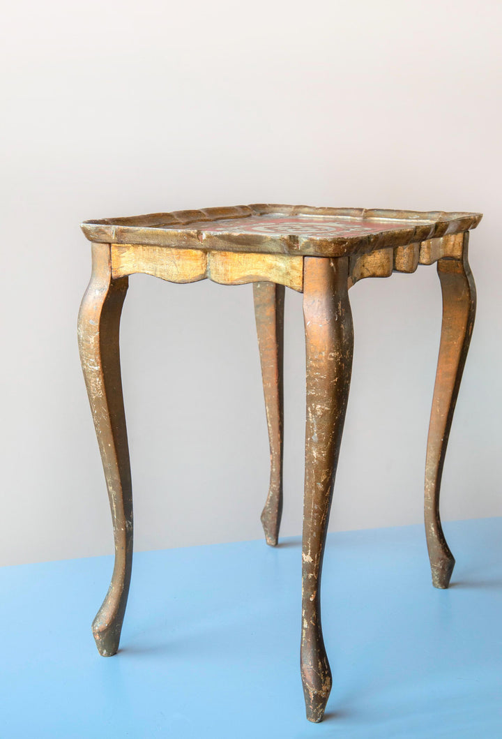 Florentine Giltwood Side Table, 1960s