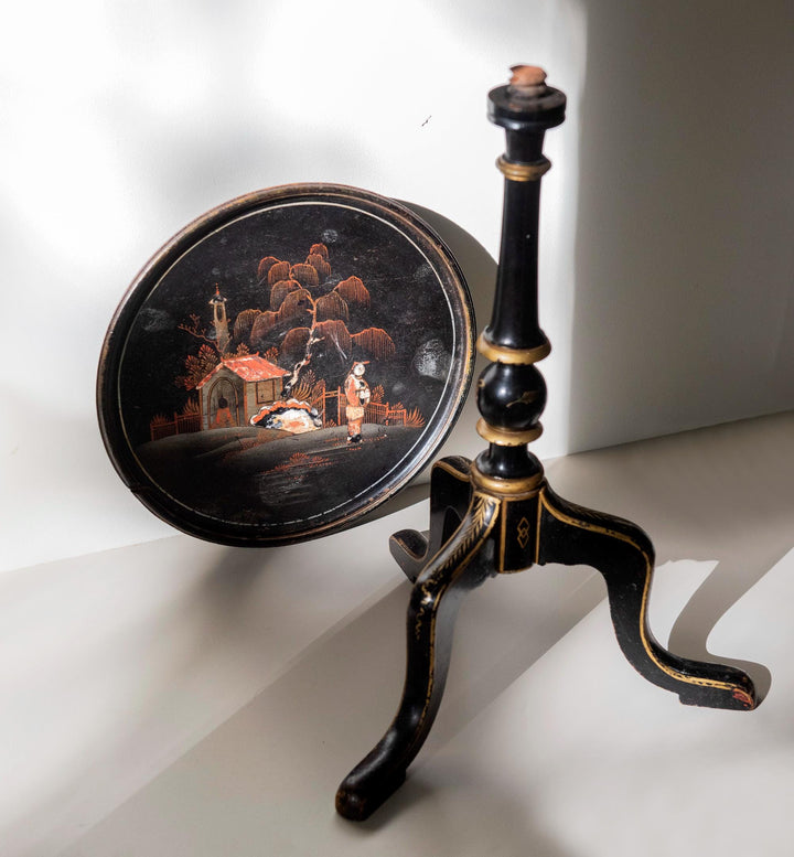 Antique 19th Century Chinoiserie Wine Table