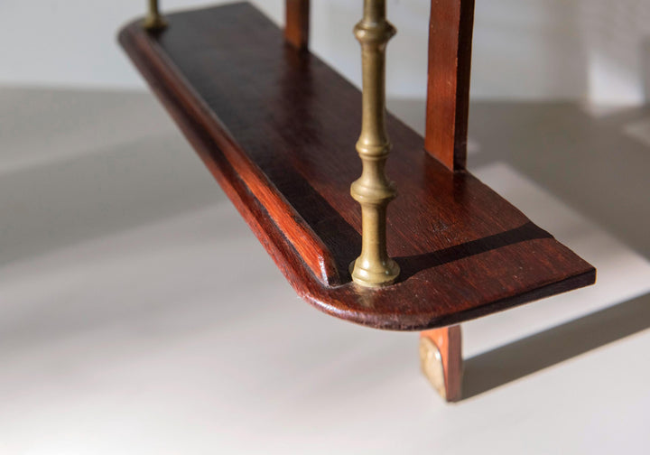 Antique Oak Victorian Wall Shelf - 19th Century