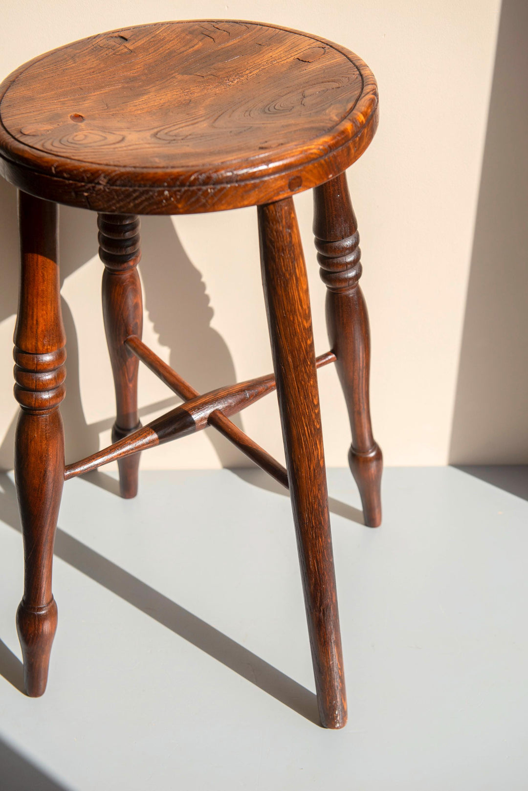 19th Century English Windsor Plant Stool