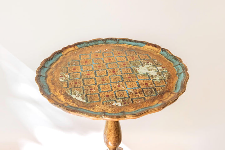 Vintage Italian Florentine Wine Table