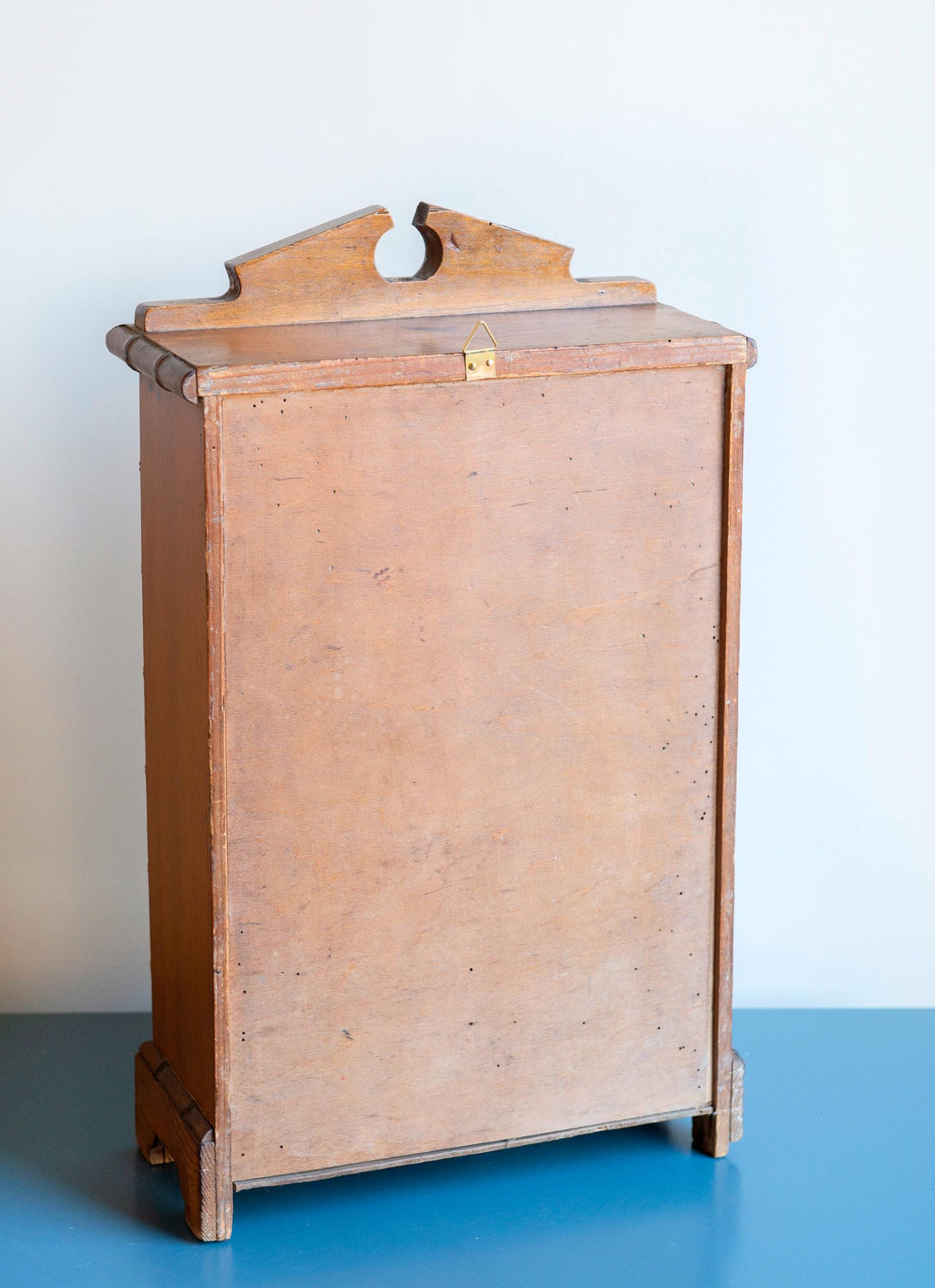 Antique French Faux Bamboo Wall Cabinet - 1920s
