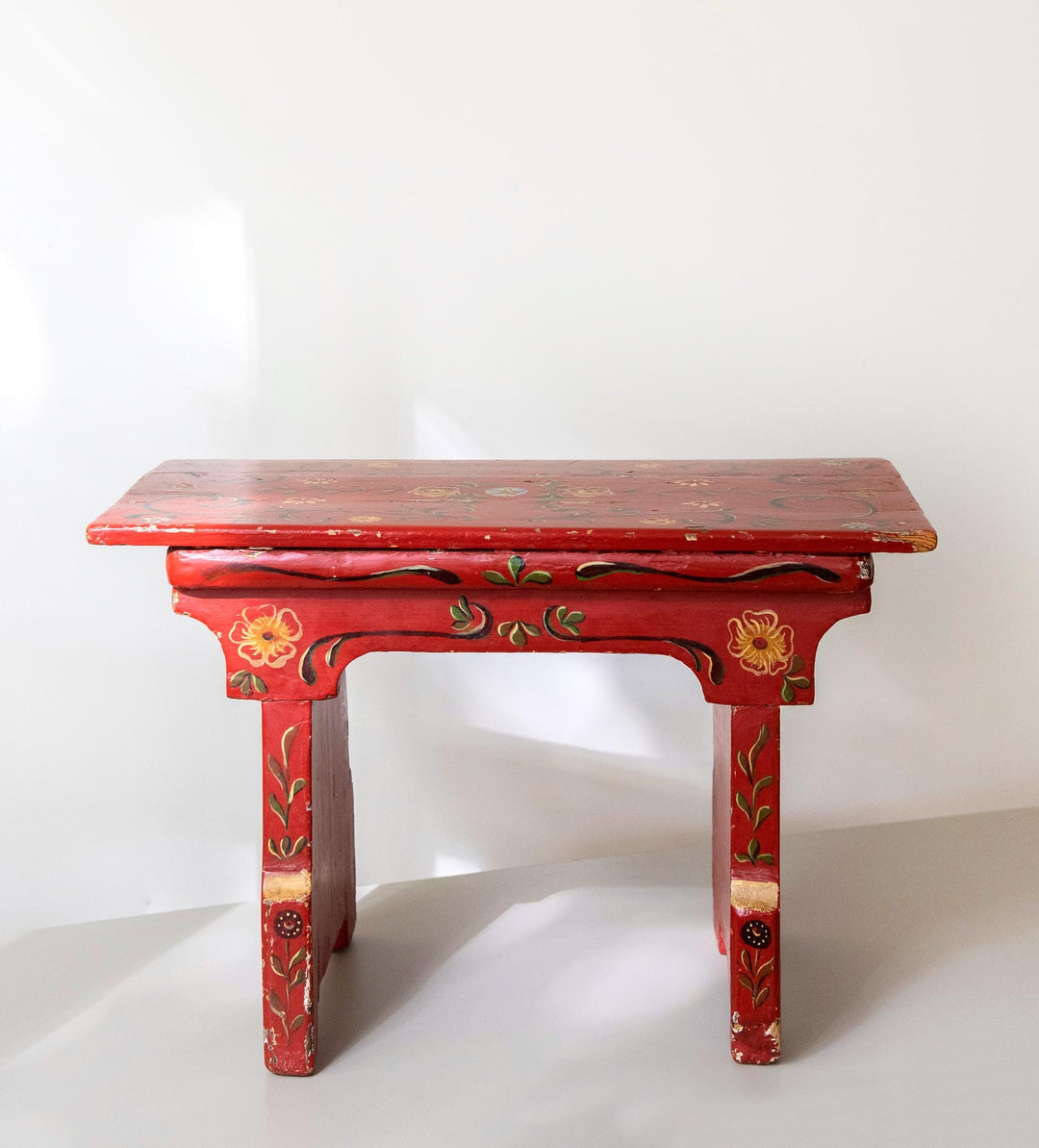 Antique Dutch Folk Art Stool – 19th Century