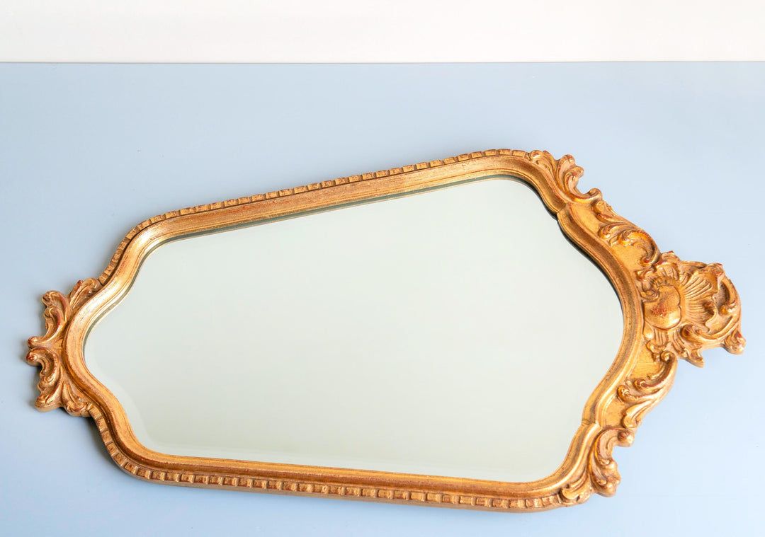 Vintage Ornate Gilt Wall Mirror – Rococo Revival