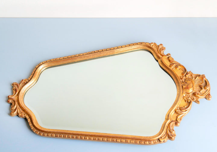 Vintage Ornate Gilt Wall Mirror – Rococo Revival