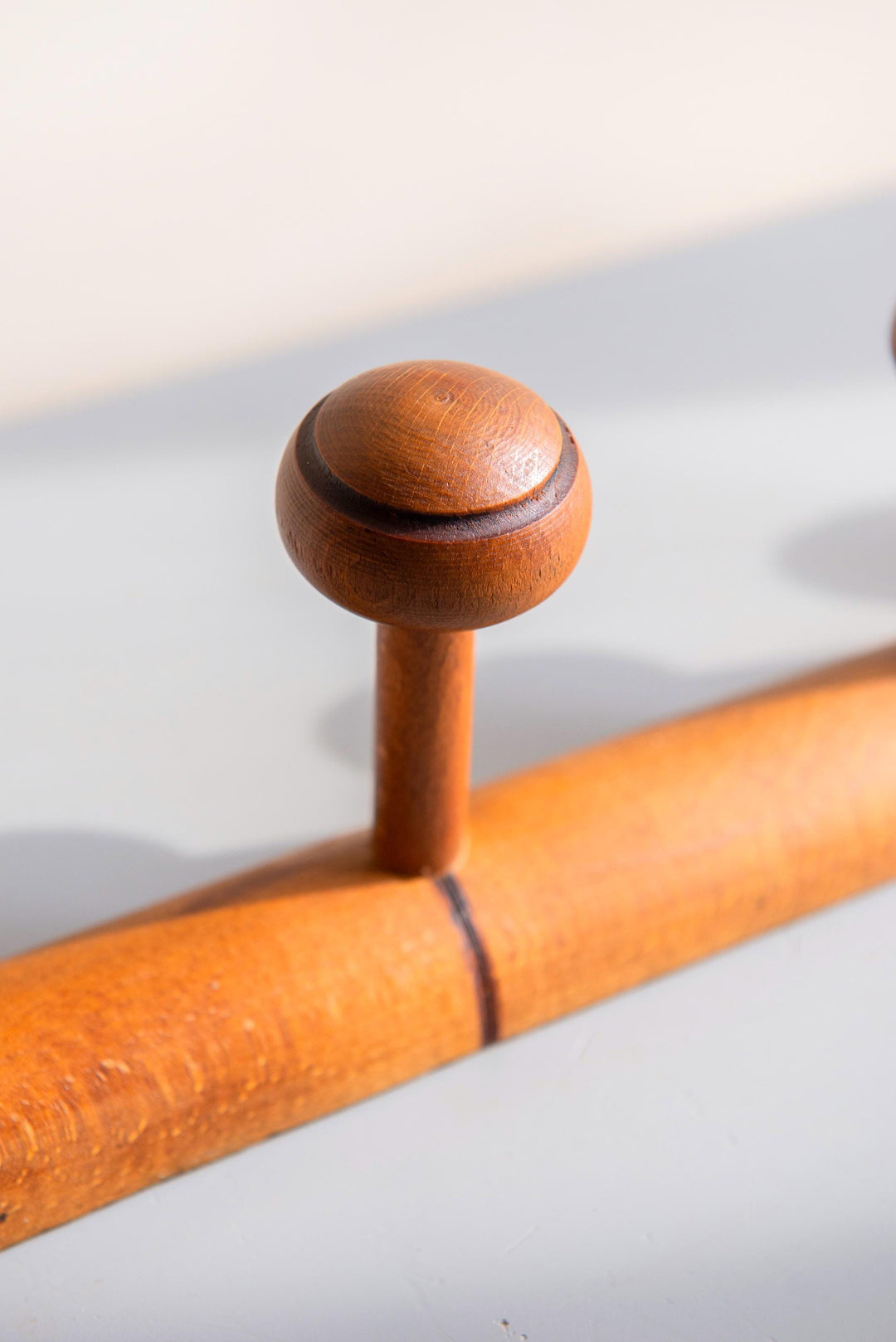 Vintage French Faux Bamboo Coat Rack