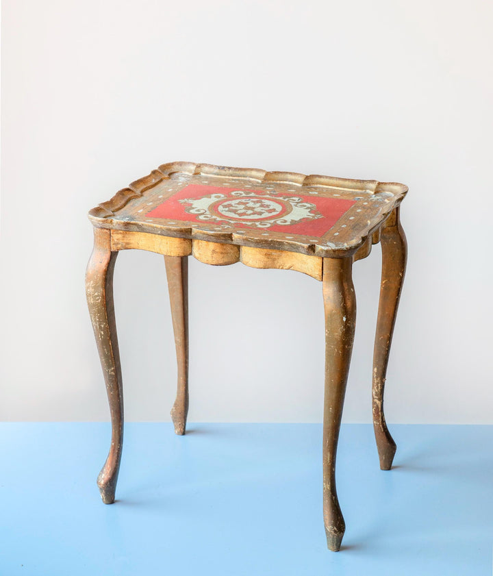 Florentine Giltwood Side Table, 1960s