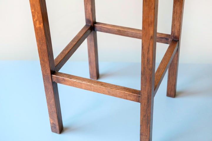 Art Deco Side Table - Dutch Oak Accent Table