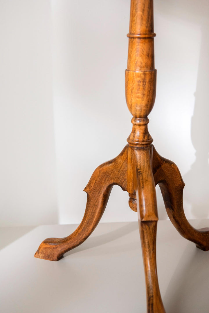 Antique Mahogany Wine Table - Georgian Tripod Table