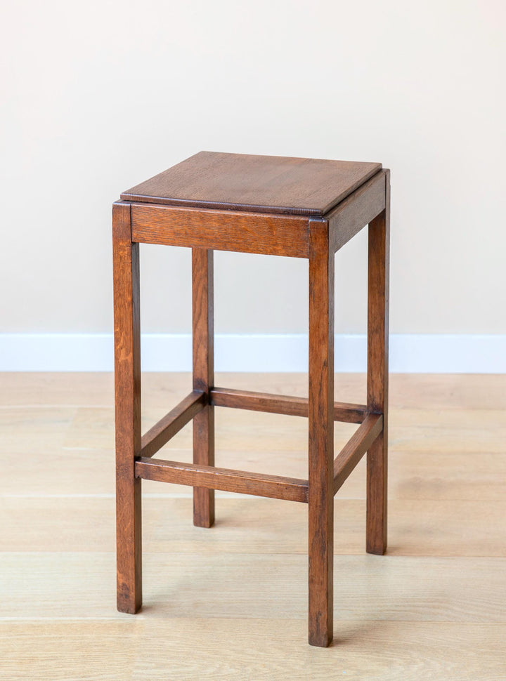 Art Deco Side Table - Dutch Oak Accent Table