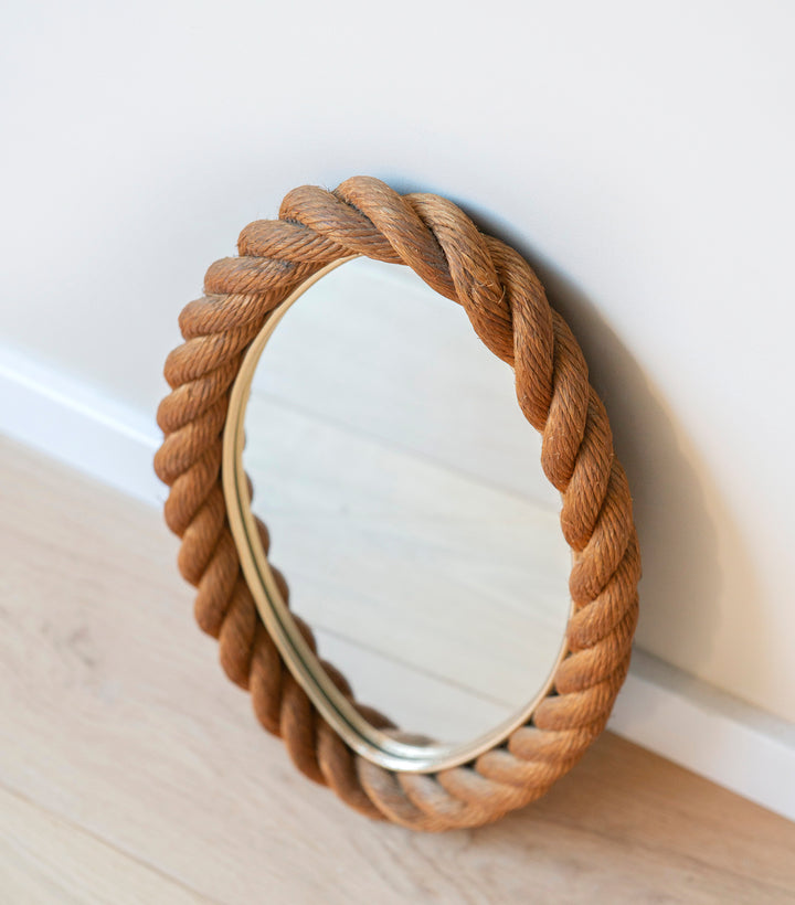 Twisted Rope Mirror by Minet & Adoux, 1950s Design