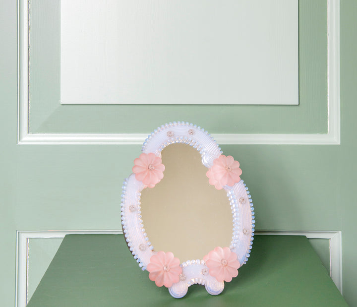 Vintage Murano Glass Table Mirror, 1950s