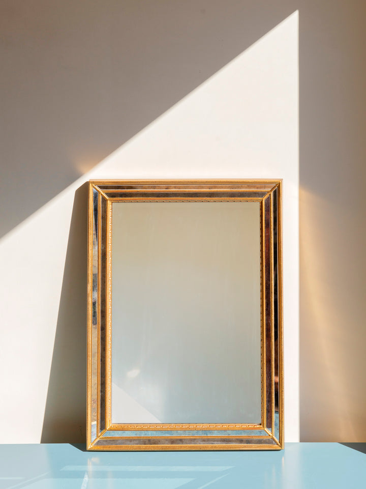 Vintage Venetian Golden Mirror, Deknudt