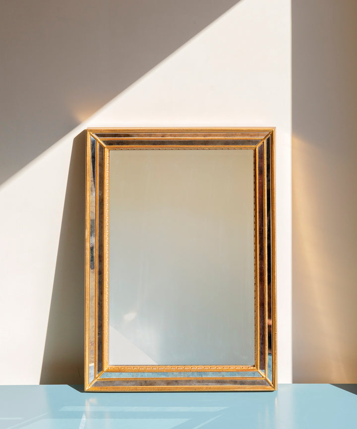 Vintage Venetian Golden Mirror, Deknudt