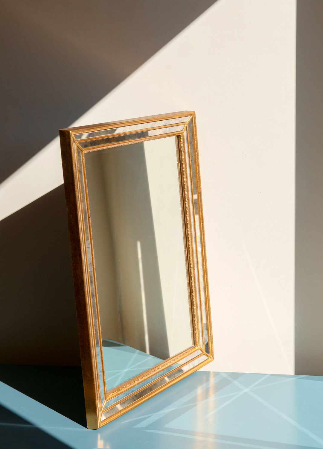Vintage Venetian Golden Mirror, Deknudt