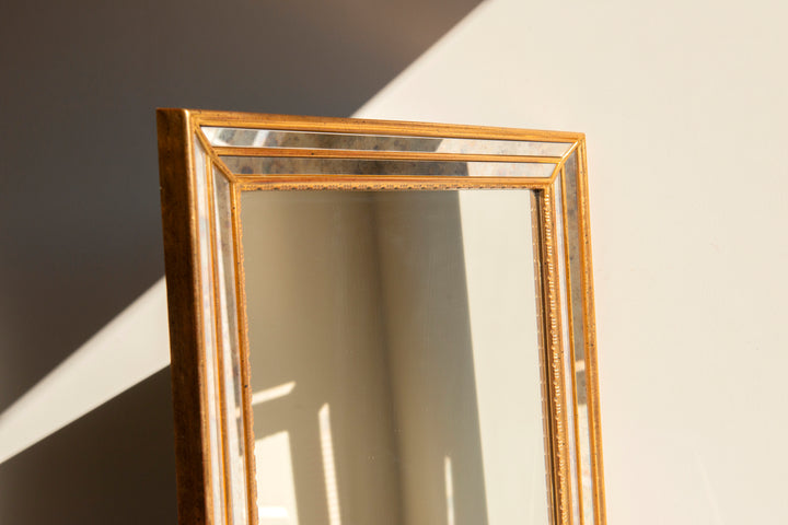 Vintage Venetian Golden Mirror, Deknudt