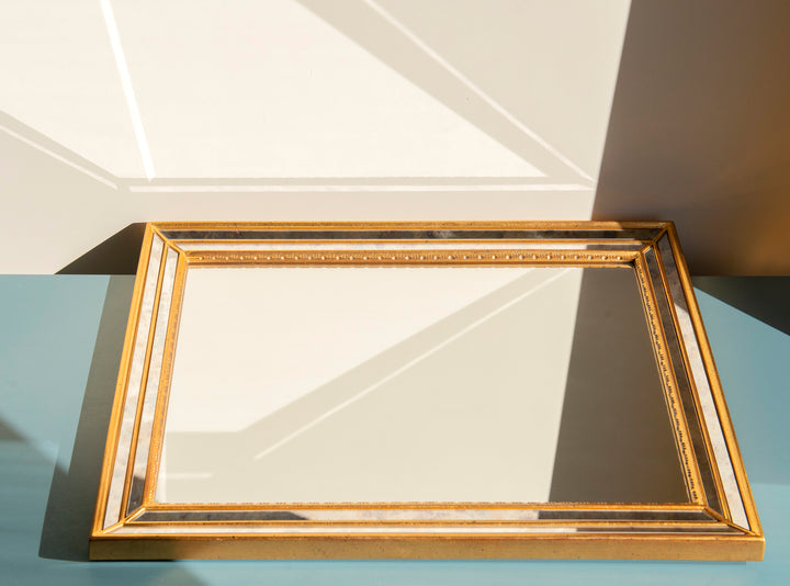 Vintage Venetian Golden Mirror, Deknudt