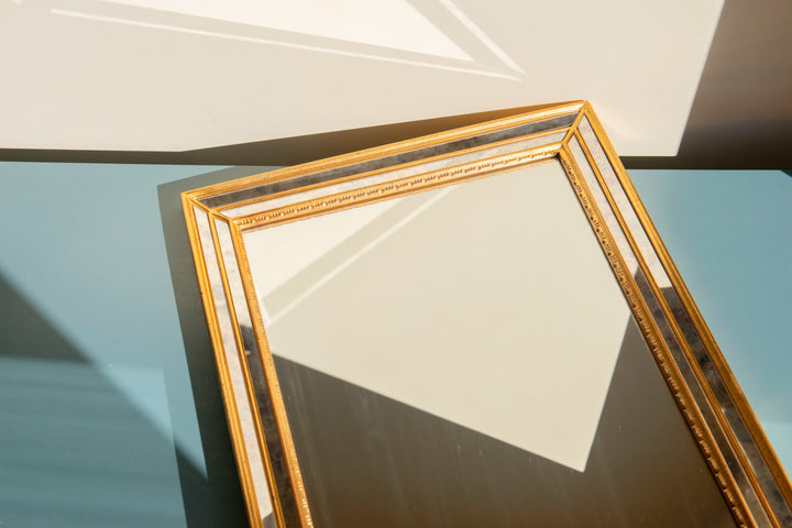 Vintage Venetian Golden Mirror, Deknudt