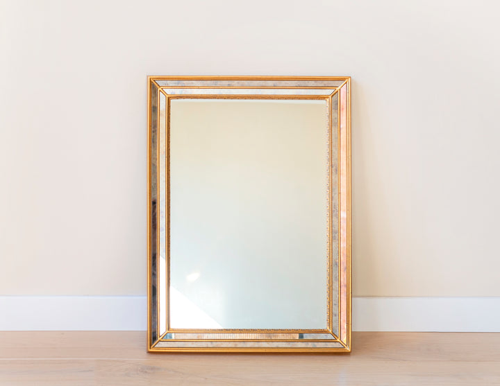 Vintage Venetian Golden Mirror, Deknudt