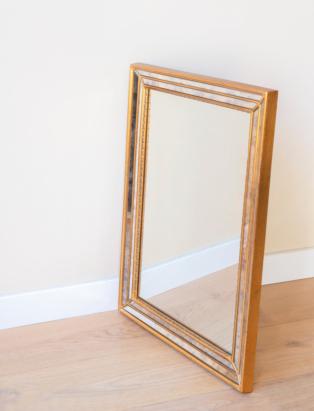 Vintage Venetian Golden Mirror, Deknudt