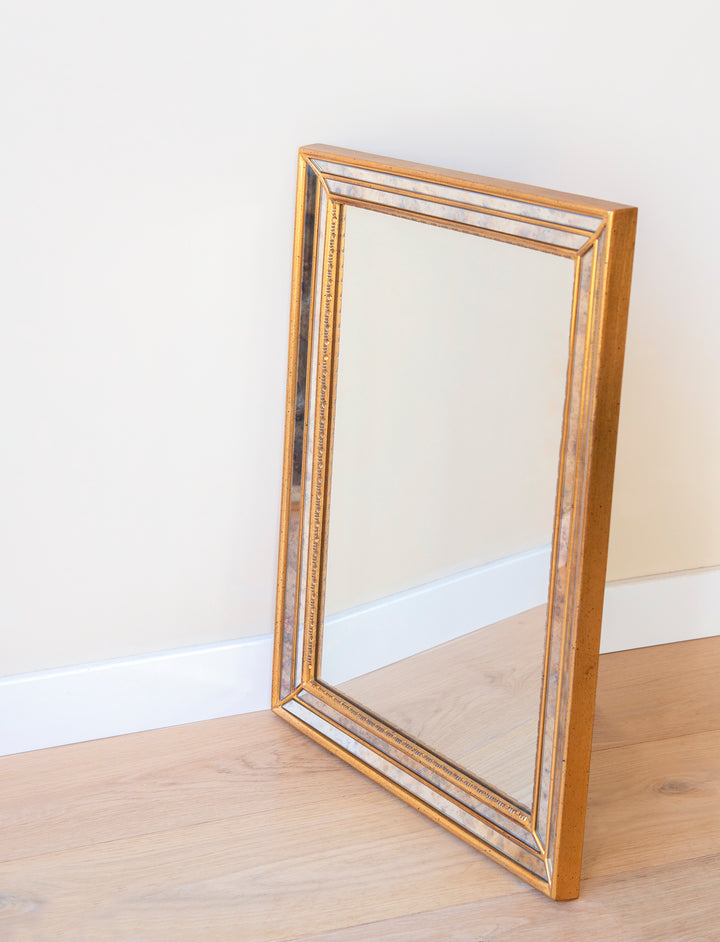 Vintage Venetian Golden Mirror, Deknudt