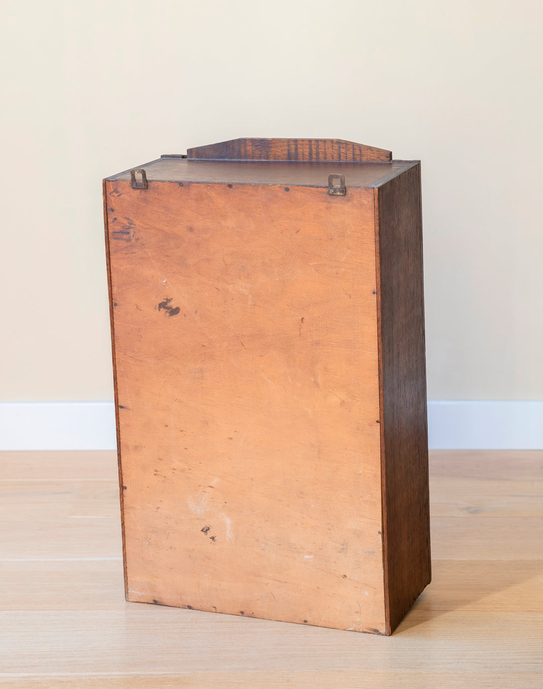 Antique French Apothecary Cabinet With Mirror, 1900s Design
