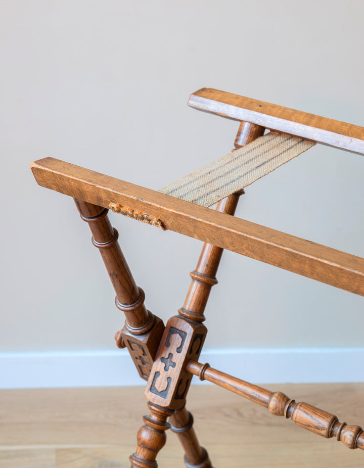 Antique Oak Butler Tray, 1920s