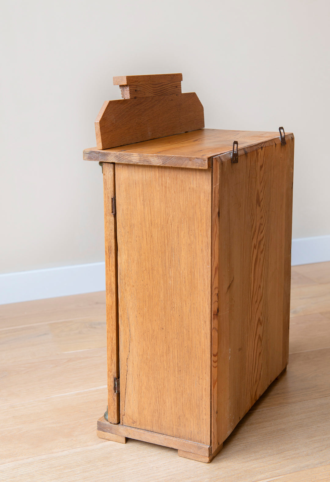 Antique Wooden Hanging Cabinet - Art Deco