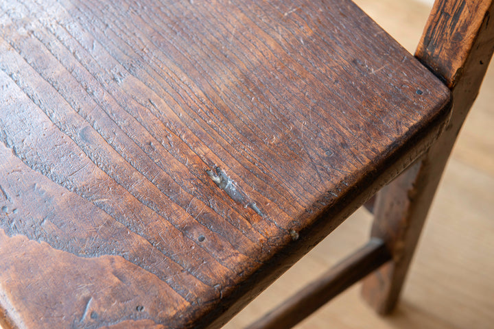 Antique Wooden Chair, 19th Century