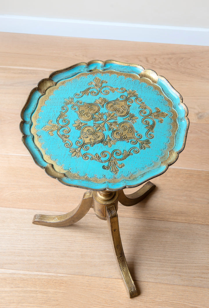 Italian Florentine Wine Table, 1960s Design