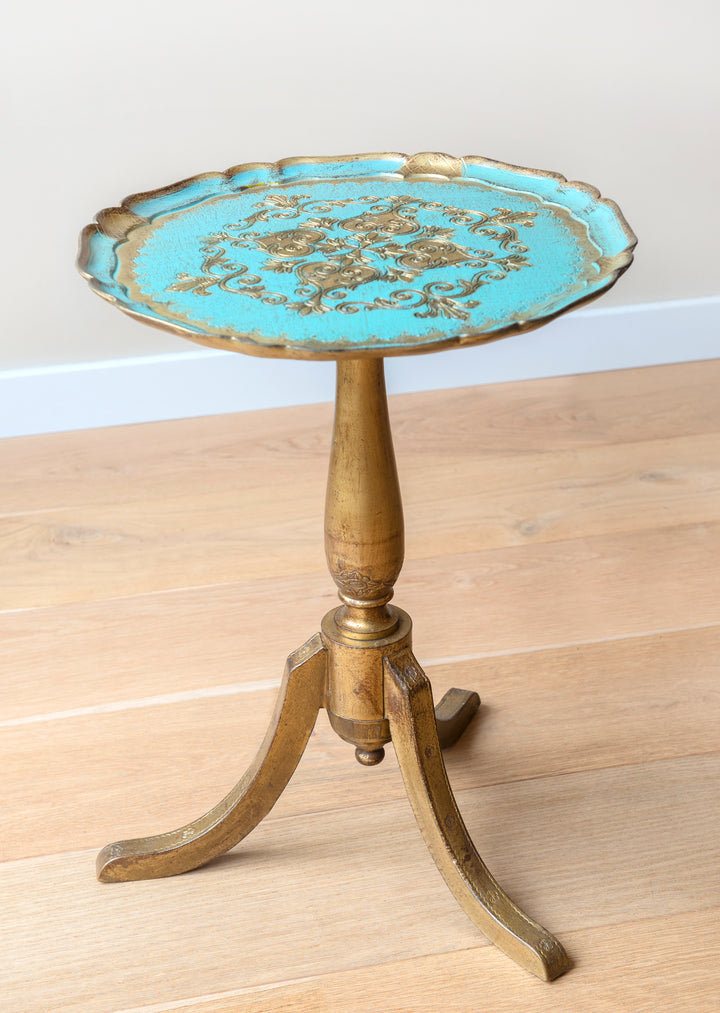 Italian Florentine Wine Table, 1960s Design