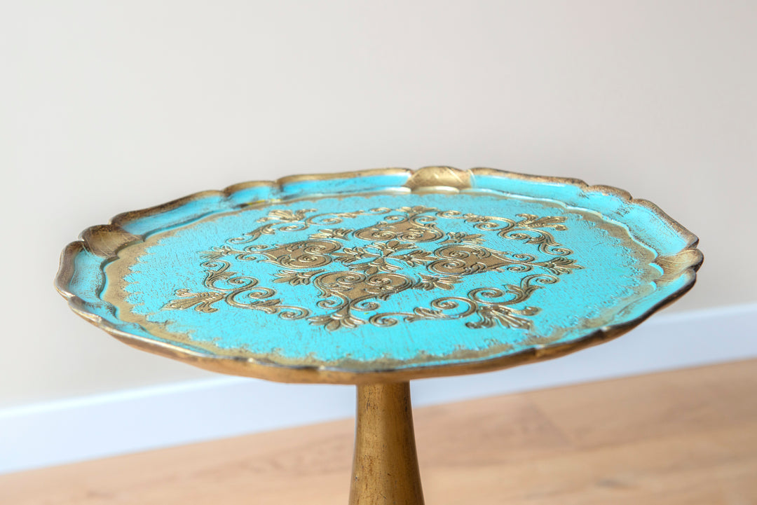 Italian Florentine Wine Table, 1960s Design