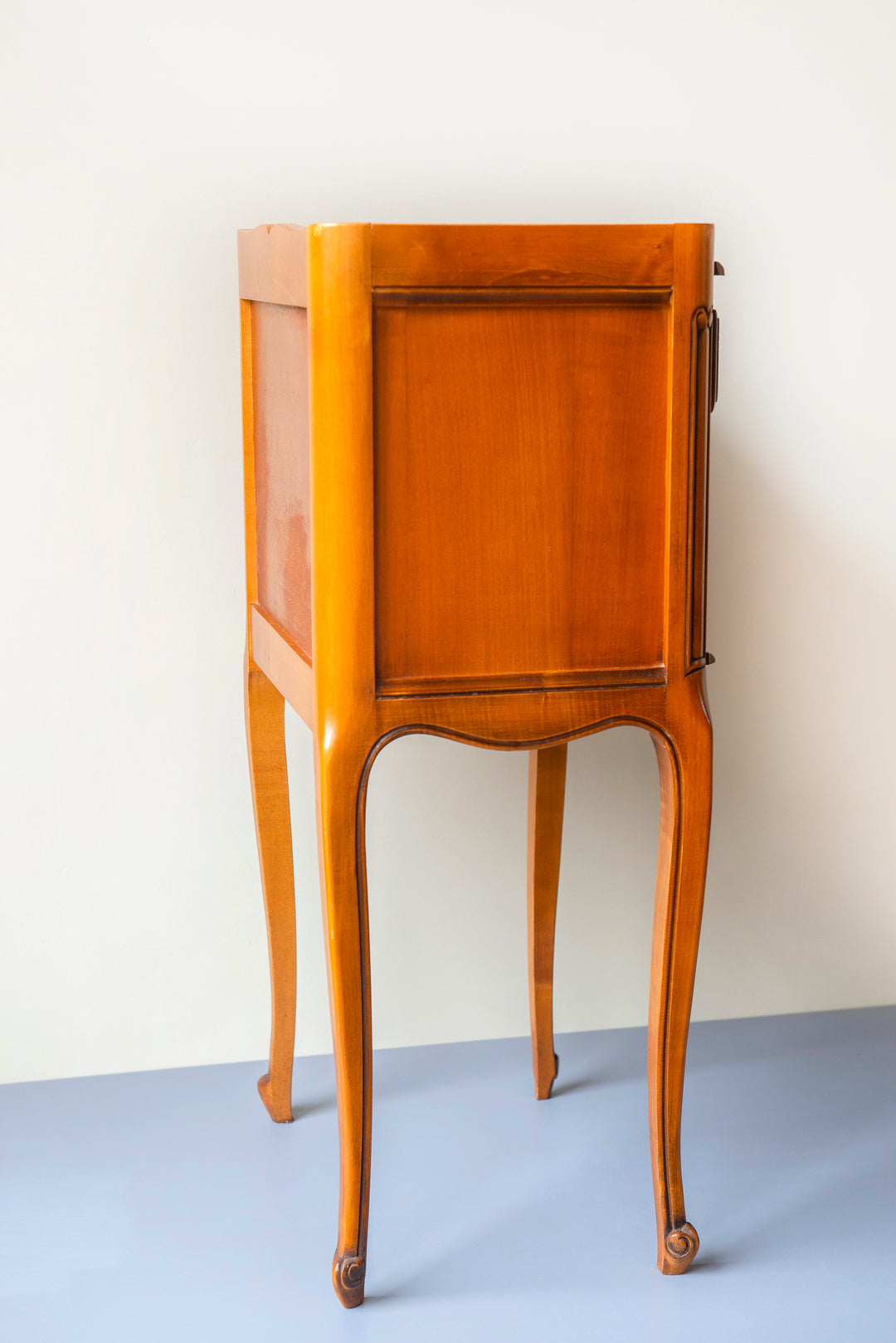 Vintage French Wooden Cabinet With Drawer